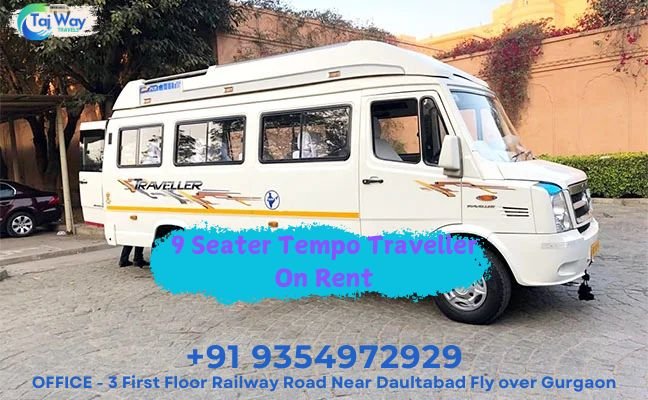 9 Seater Tempo Traveller on Rent in Gurgaon